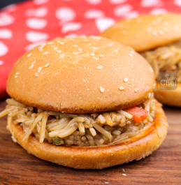 Noodle burger Recipe